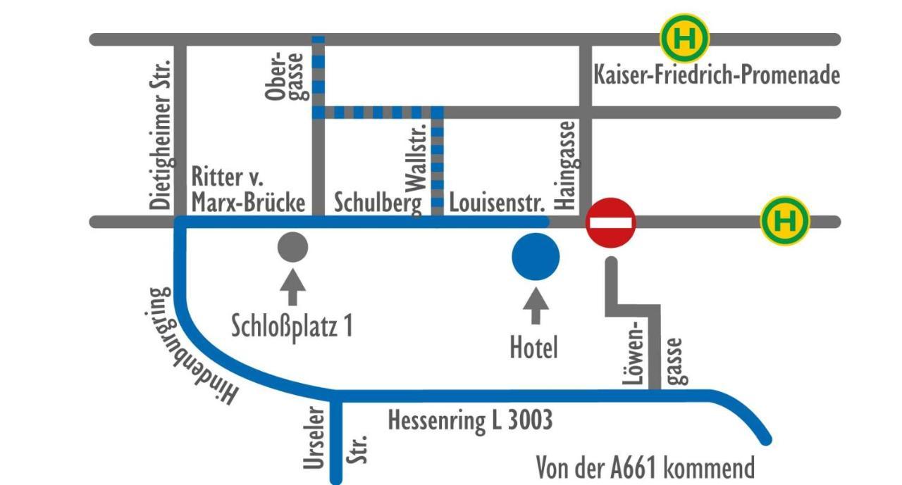 Hotel Am Schloss Darmstaedter Hof Bad Homburg vor der Höhe Eksteriør bilde